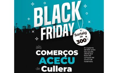 ACECU sortejarà 300 € aquest Black Friday